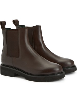 George Hogg Brown Chelsea Women's Leather Boots