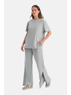 Dagi Sage Wide-Leg Rib Modal Pants