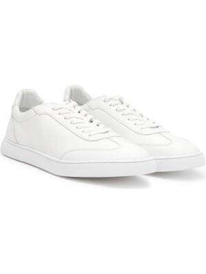 Divarese Dıvarese White Men's Casual Comfort Leather Sneakers