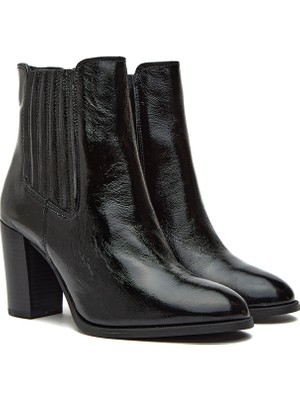 Divarese Dıvarese Women's Black Leather Chelsea Boots