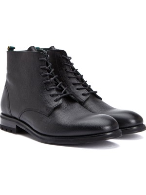 George Hogg Men's Black Leather Lightweight Boots