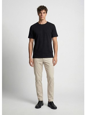 Network Stone Diagonal Weave Chino Trousers