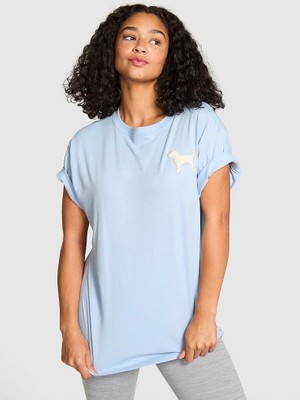 Victoria's Secret Oversized Short-Sleeve Campus T-Shirt