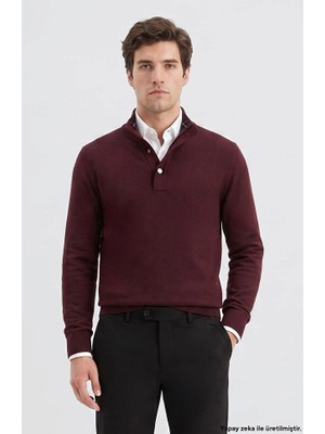 Network Burgundy Sweater
