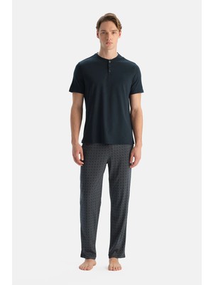 Dagi Navy Short Sleeve 3-Piece Set