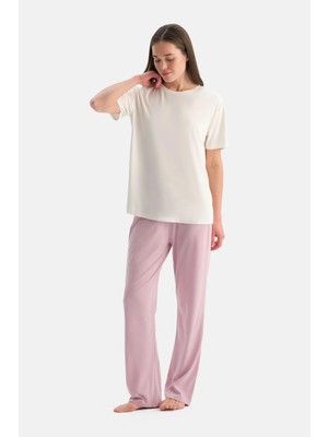 Dagi Light Pink Cotton Modal 2-Pack Pants