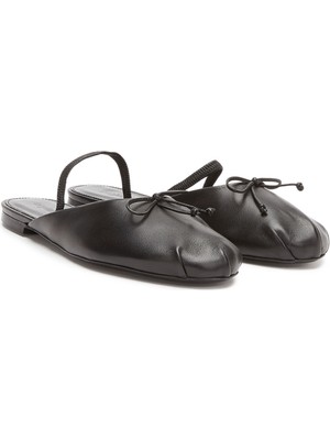 Divarese Dıvarese Black Women's Comfort Leather Slides