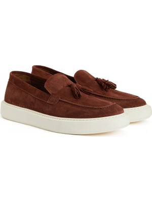 Divarese Dıvarese Tan Men's Tasseled Loafers