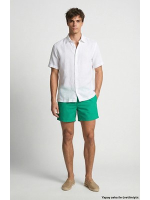 Network Green Swim Shorts
