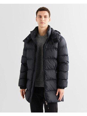Gant Men's Black Hooded Jacket