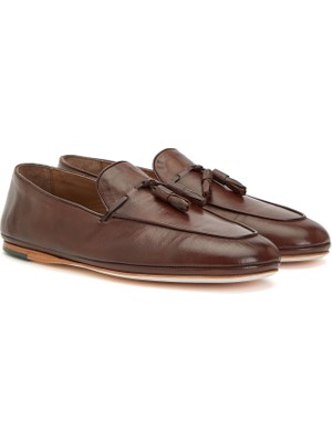 George Hogg Brown Men's Casual Comfort Leather Loafers