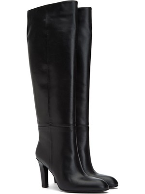 George Hogg Black Women's Leather Tall Boots