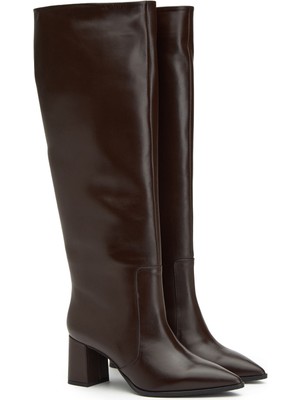 George Hogg Brown Women's Leather Tall Boots