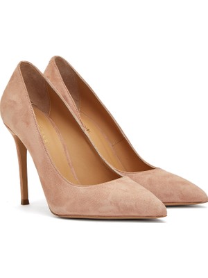 Divarese Dıvarese Nude Suede Stilettos