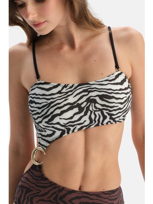 Dagi Multicolor Double Pattern Monokini