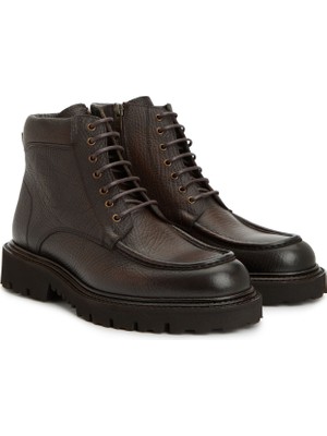 George Hogg Brown Men's Leather Combat Boots