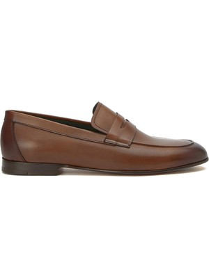 George Hogg Tan Casual Comfort Men's Leather Loafers