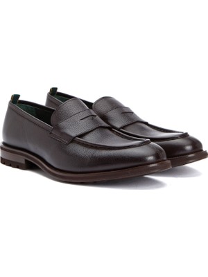 George Hogg Brown Men's Comfort Leather Loafers