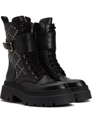Divarese Dıvarese Black Women's Leather Boots