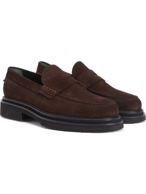 George Hogg Brown Men's Suede Loafers