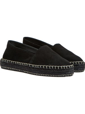 Divarese Dıvarese Black Women's Suede Espadrilles