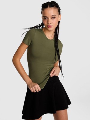 Victoria's Secret Base Stretch Short-Sleeve T-Shirt