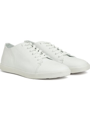 Divarese Dıvarese White Men's Leather Sneakers