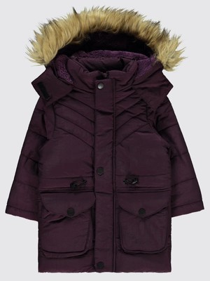 Civil Girls Bellows Pocket Belted Jacket 2-5 Years - Lilac