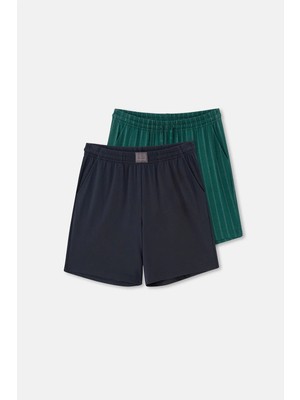 Dagi Navy 2-Pack Knit Shorts