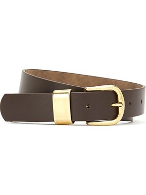 Network Brown Women's Leather Belt