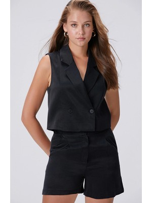 Network Black Cupro Vest