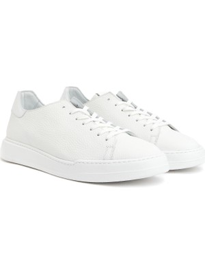 Divarese Dıvarese White Men's Leather Sneakers