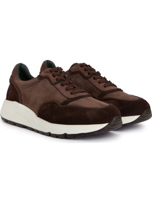 George Hogg Brown Men's Suede Sneakers