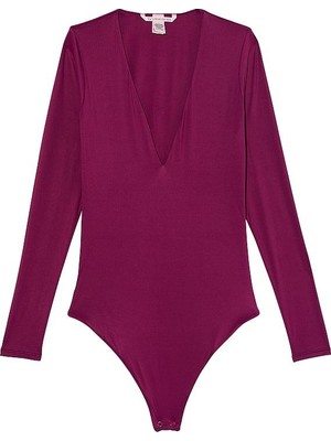 Victoria's Secret Feathersoft™ Bodywear V-Neck Bodysuit