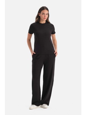 Dagi Anthracite Melange Soft Touch Basic Pants