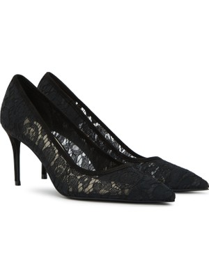 Divarese Dıvarese Black Lace Stilettos