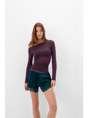 Intimissimi Boat Neck Modal Cashmere Ultra Light Sweater