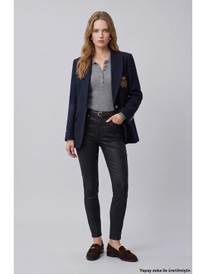 Network Navy Casual Trousers