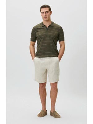 Network Linen Comfort Shorts