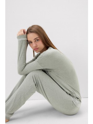Intimissimi Modal Long Pajamas With Lace