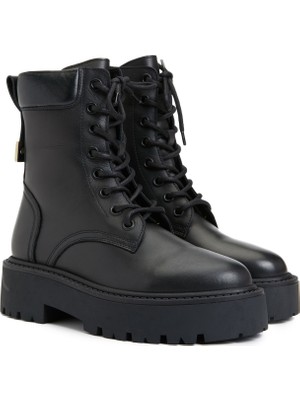 George Hogg Black Women's Leather Boots