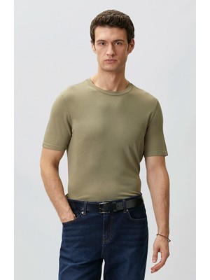 Network Khaki Basic Knit Sweater
