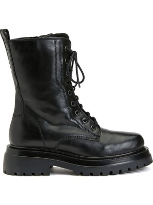 George Hogg Black Women's Leather Boots