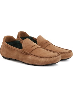 George Hogg Brown Men's Leather Driver Loafers