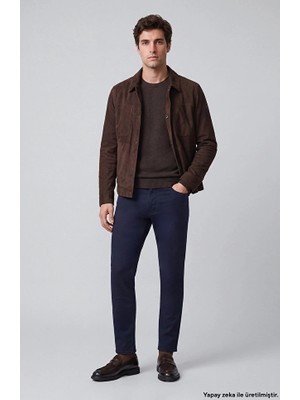 Network Navy Casual Trousers