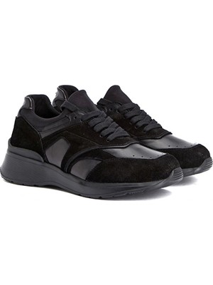 Network Black Suede Trim Men's Sneakers
