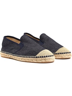 Divarese Dıvarese Men's Navy Linen Espadrilles