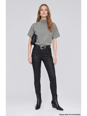 Network Black Casual Trousers