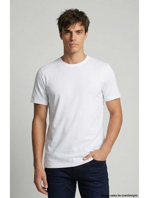 Network White Basic T-Shirt