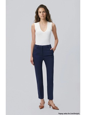 Network Navy Smart Casual Trousers